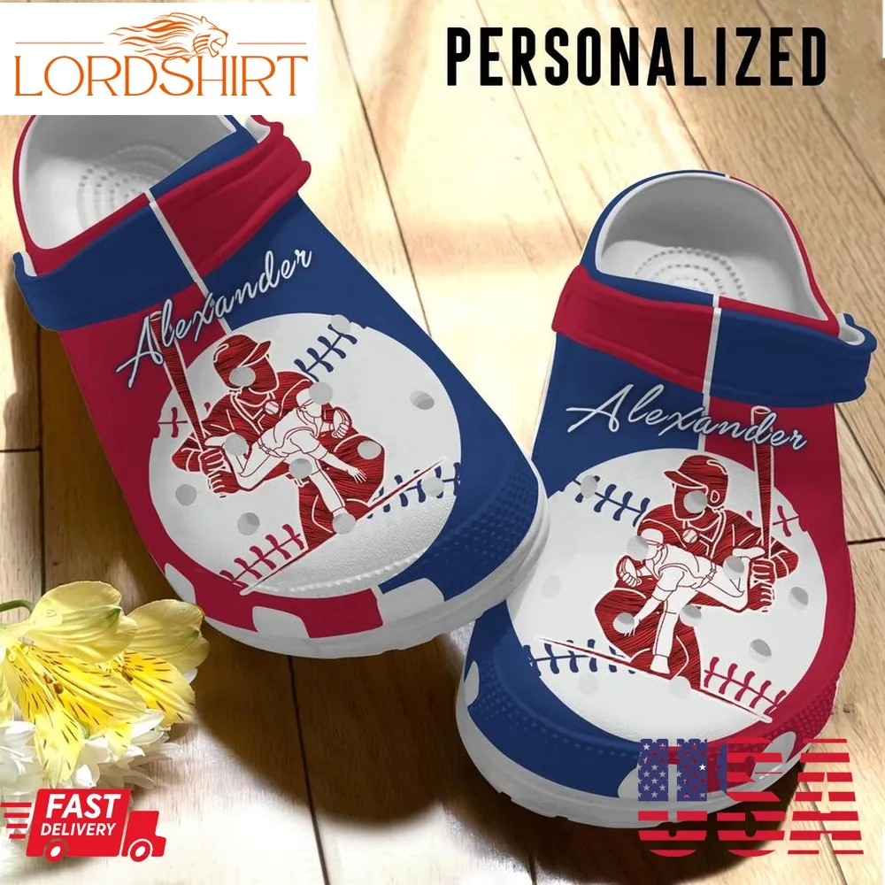 Baseball Personalized Clog Time To Baseball Game Crocs Crocband Clog