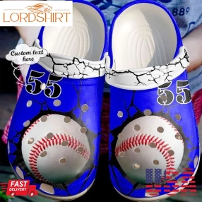 Baseball Personalized Crack Sku 132 Crocs Clog Shoes