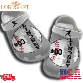 Baseball Shoes Crocs Customize Name Player For Batter Men Women