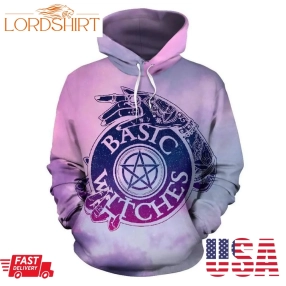 Basic Witch 3D Hoodie All Over Printed Hoodie