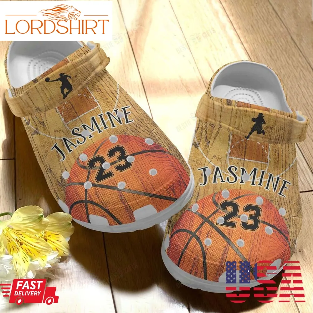 Basketball Crocs Classic Clog Personalized Make It Rain Shoes