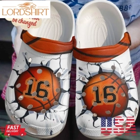 Basketball Crocs Classic Clog Whitesole Personalized Love Of The Game Shoes