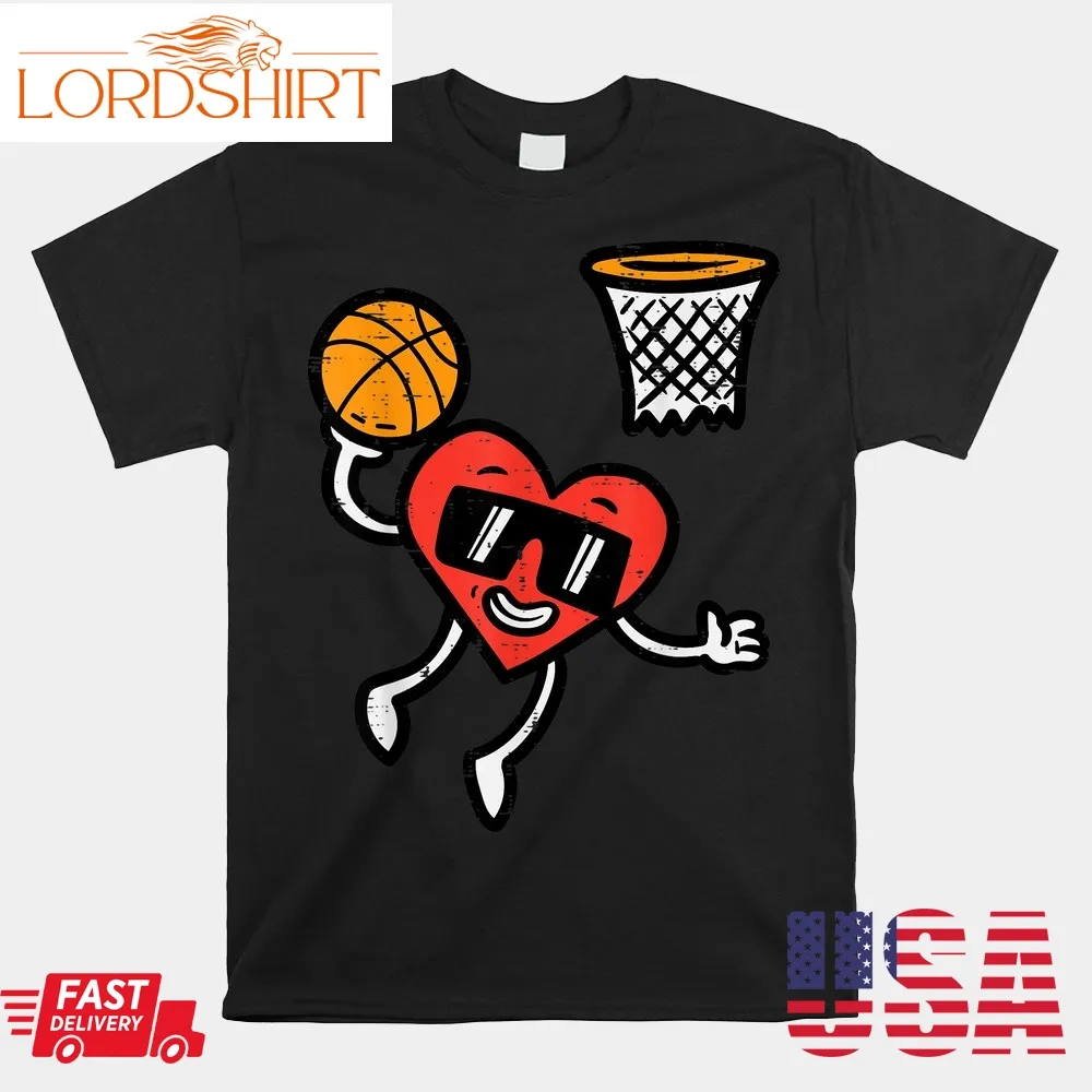 Basketball Cute Sports Valentines Day Shirt