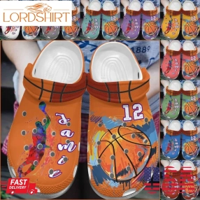 Basketball Personalize Clog Custom Crocs Fashionstyle Comfortable For Women Men Kid Print 3D Love Basketball