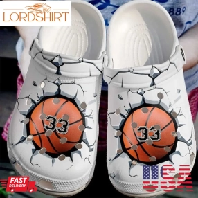 Basketball Personalized Broken Wall Sku 230 Crocs Clog Shoes