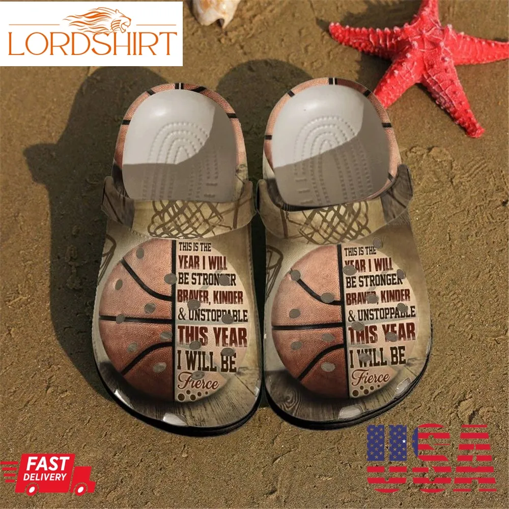 Basketball Personalized Clog Custom Crocs Comfortablefashion Style Comfortable For Women Men Kid Print 3D This Is The Year Basketball