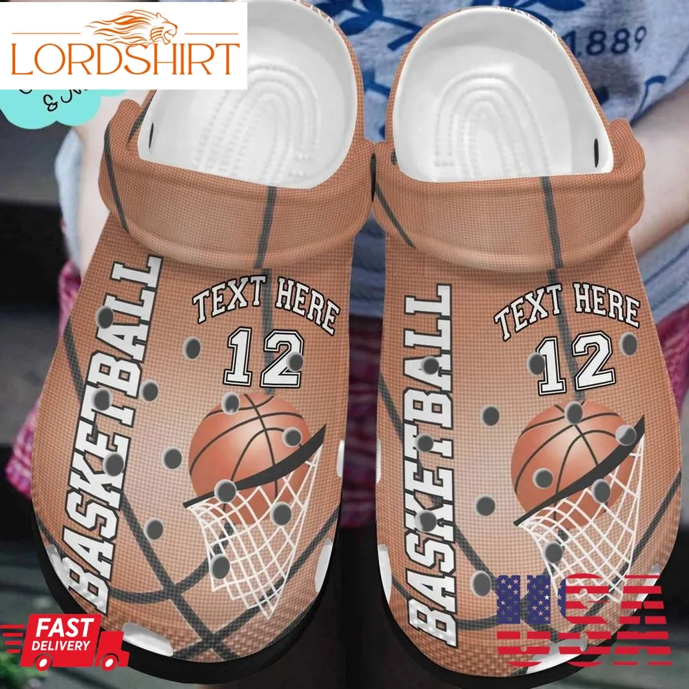 Basketball Personalized Clog Custom Crocs Comfortablefashion Style Comfortable For Women Men Kid Print 3D V610