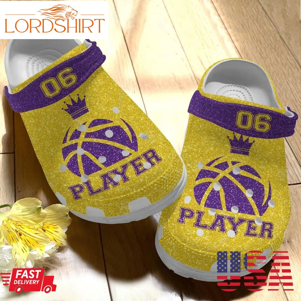 Basketball Personalized Clog Team Player Crocs Crocband Clog