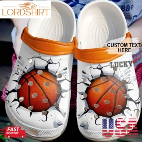 Basketball Personalized Crack Sku 195 Crocs Crocband Clog Comfortable For Mens Womens Classic Clog Water Shoes