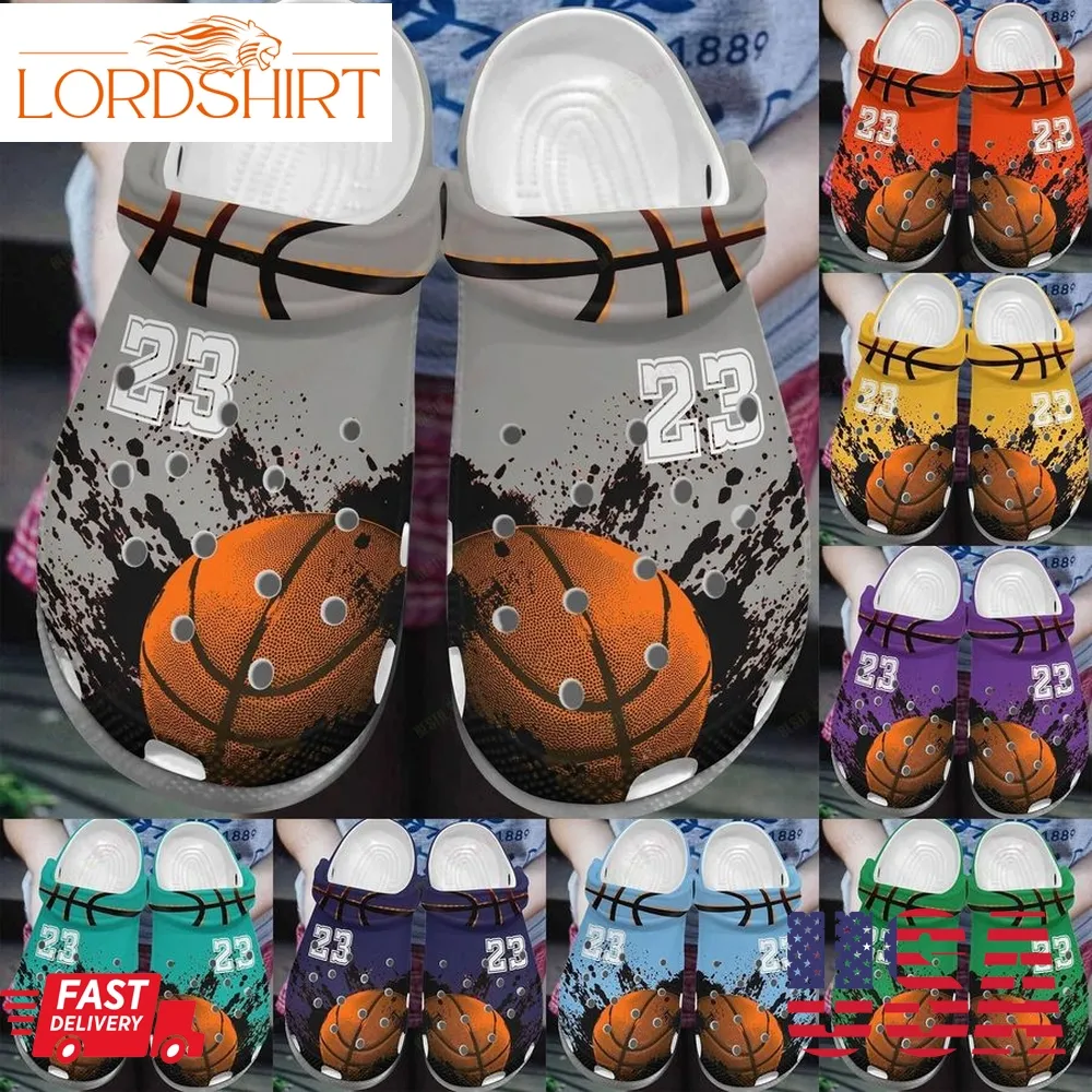 Basketball Personalized Crocs Classic Clog Basketball Lover Shoes