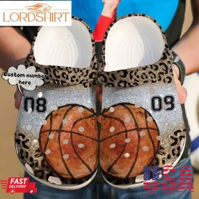 Basketball Personalized Leopard Sku 202 Crocs Clog Shoes