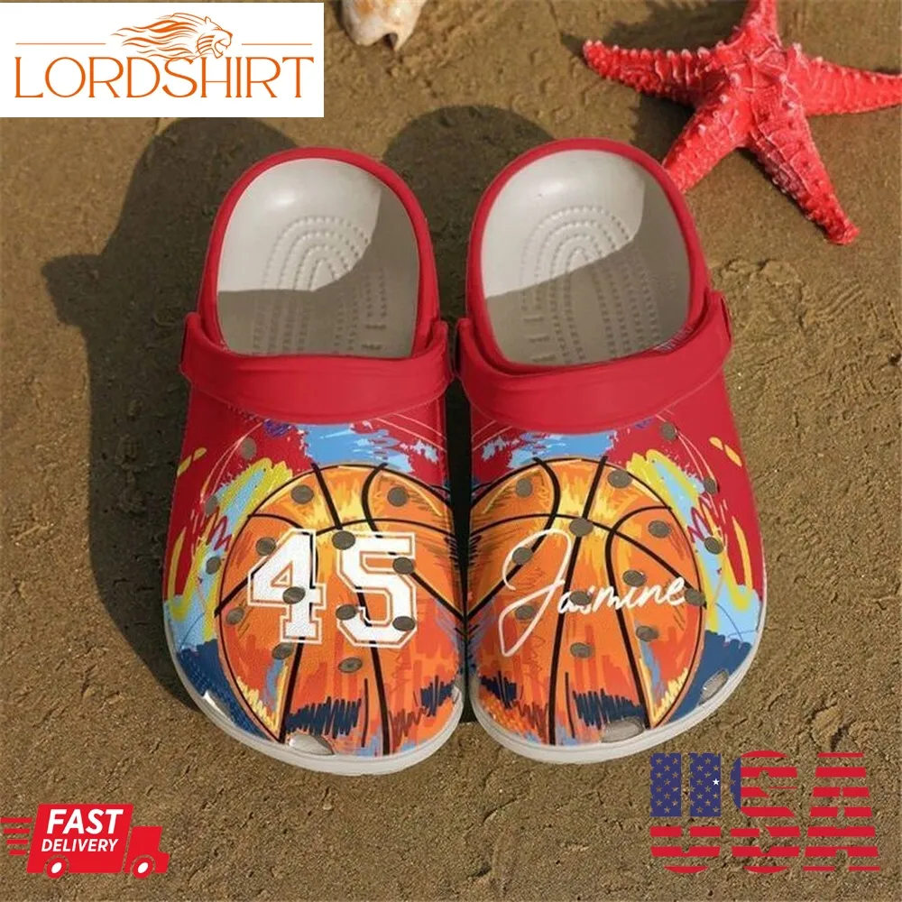 Basketball Personalized Passion Sku 217 Crocs Clog Shoes