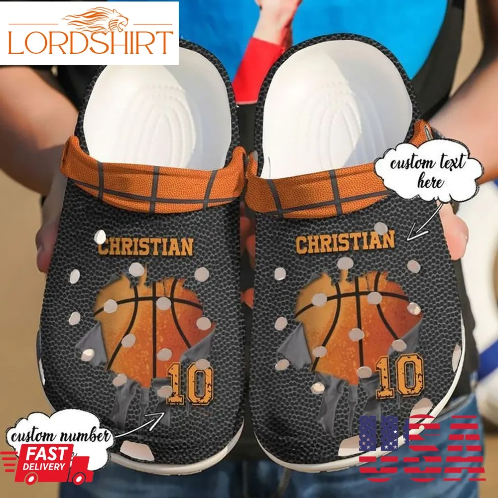 Basketball Personalized Soul Sku 227 Crocs Crocband Clog Comfortable For Mens Womens Classic Clog Water Shoes