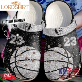 Basketball Personalized Sparkle Sku 252 Crocs Clog Shoes