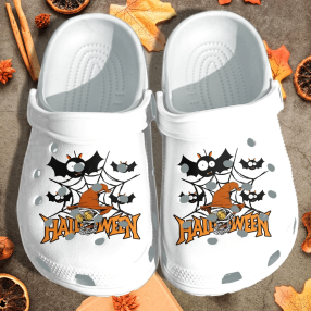 Bat In A Spider Web Shoes Clog   Animal In Halloween Crocs Crocband Clog Birthday Gift For Man Woman