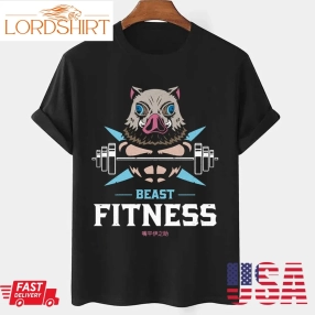 Beast Fitness Demon Slayber Beast Breathing Gym Unisex T Shirt