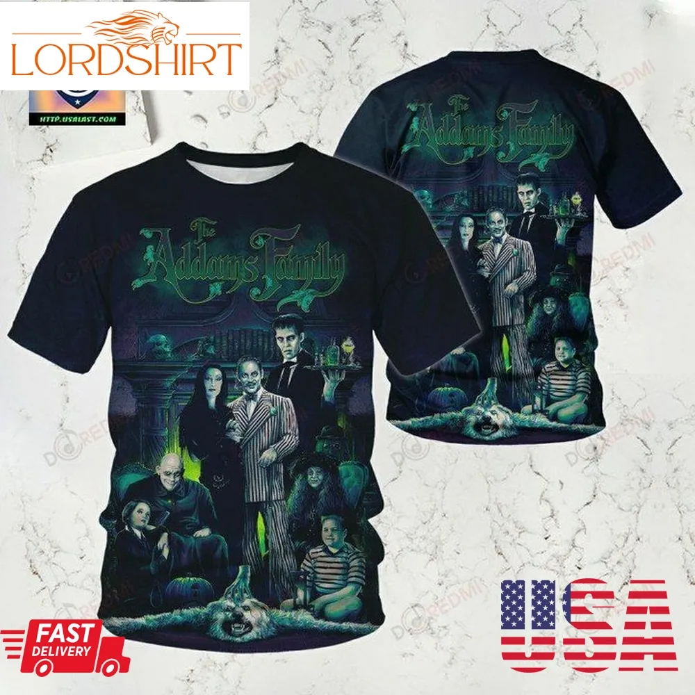 Best Gift   Halloween The Addams Family 3D Shirt