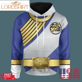 Best Power Rangers Wild Force Lunar Wolf Ranger 3D Printed Hoodie