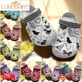 Bird Personalize Clog Custom Crocs Fashionstyle Comfortable For Women Men Kid Print 3D Crazy Birds