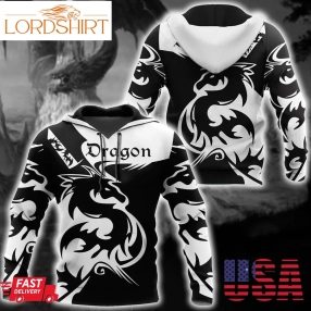 Black Dragon 3D Hoodie Shirt For Men And Women Dd10132006