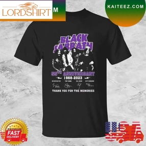 Black Sabbath 55Th Anniversary 1968 2023 Thank You For The Memories T Shirt