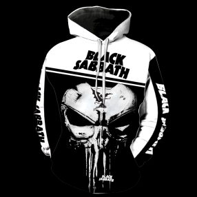 Black Sabbath Punisher Skull Full Print K1215 Hoodie And Zipper