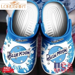 Blue Moon Drink Comfortable For Mens And Womens Classic Water Rubber Crocs Crocband Clogs Comfy Footwear