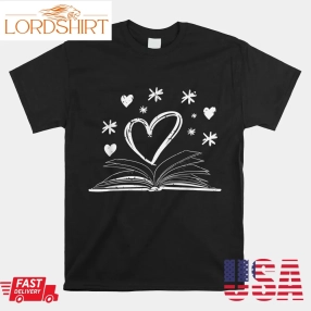 Bookworm Librarian Valentines Day Shirt