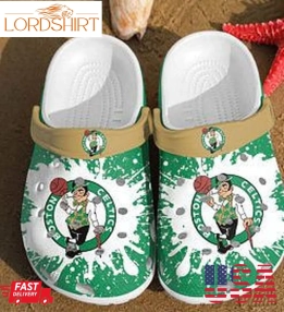 Boston Celtics Crocs Crocband Clog Clog Comfortable For Mens And Womens Classic Clog Water Shoes