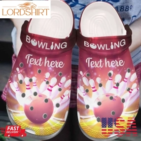 Bowling Personalize Clog Custom Crocs Fashionstyle Comfortable For Women Men Kid Print 3D Bowling Anh Rolling