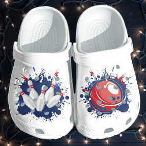 Bowling Shoes Crocs For Men Women   Funny Bowling Strike Ball Shoes Gifts Birthday