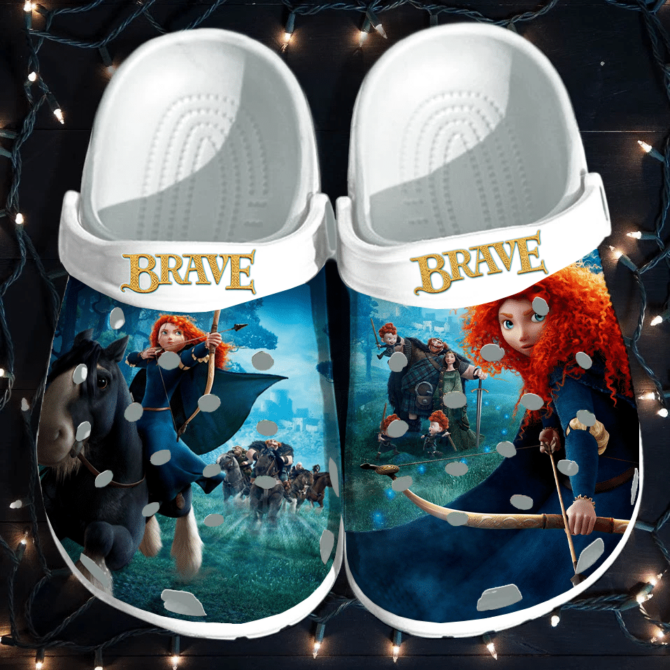 Brave Film For Men And Women Gift For Fan Classic Water Rubber Crocs Crocband Clogs, Comfy Footwear