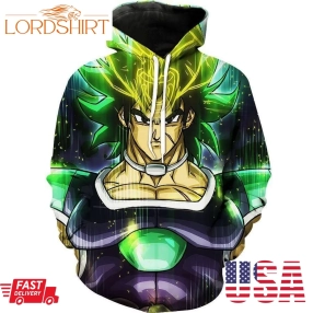 Broly Artwork Dragon Ball Super Broly Movie Hoodie 3D