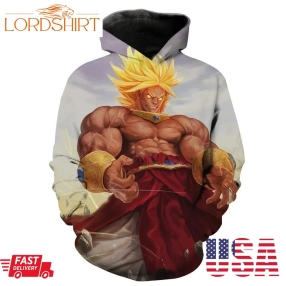 Broly Dragon Ball Super Broly Hoodie 3D