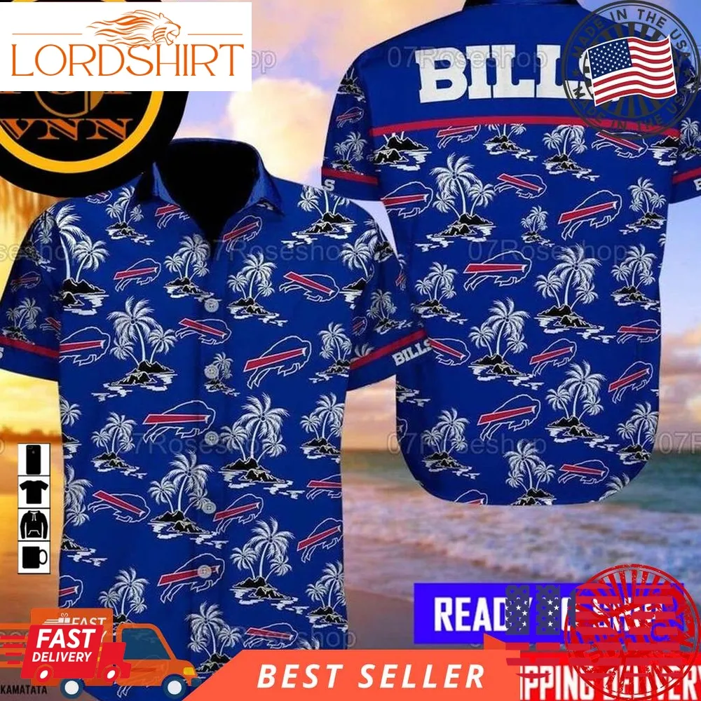 Buffalo Bills Nfl Football Sports Logo Unisex Hawaiian Shirts