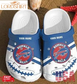 Buffalo Bills  Personalized Buffalo Bills Crocs Crocband Clogs Buffalo Bills Classic Clogs Nfl Crocs For Men Women