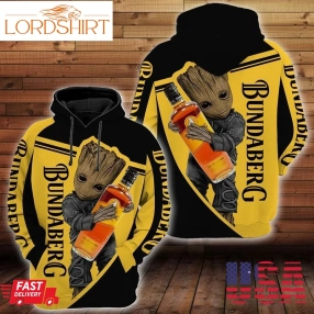 Bundaberg Brewed Drinks Groot Love 3D Full Printed Hoodie And T Shirt