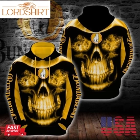 Bundaberg Skull And Fire Limited 3D Hoodie And T Shirt