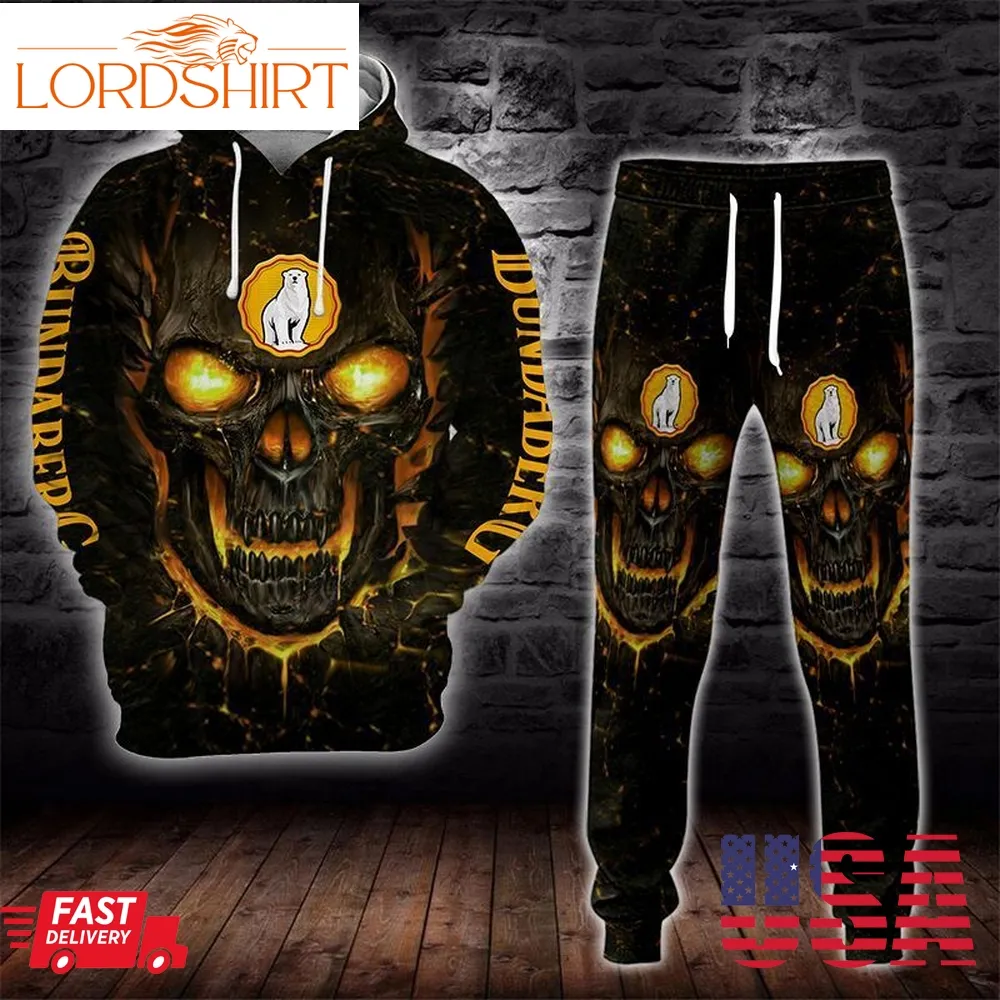 Bundabergs Brews Drink Skull Lava Full Printed 3D Hoodie Sweatshirt Pants