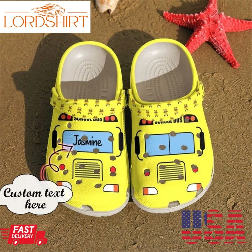 Bus Driver Personalized Car Sku 340 Crocs Crocband Clog Comfortable For Mens Womens Classic Clog Water Shoes