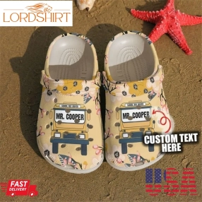 Bus Driver Personalized School Front Sku 347 Crocs Crocband Clog Comfortable For Mens Womens Classic Clog Water Shoes