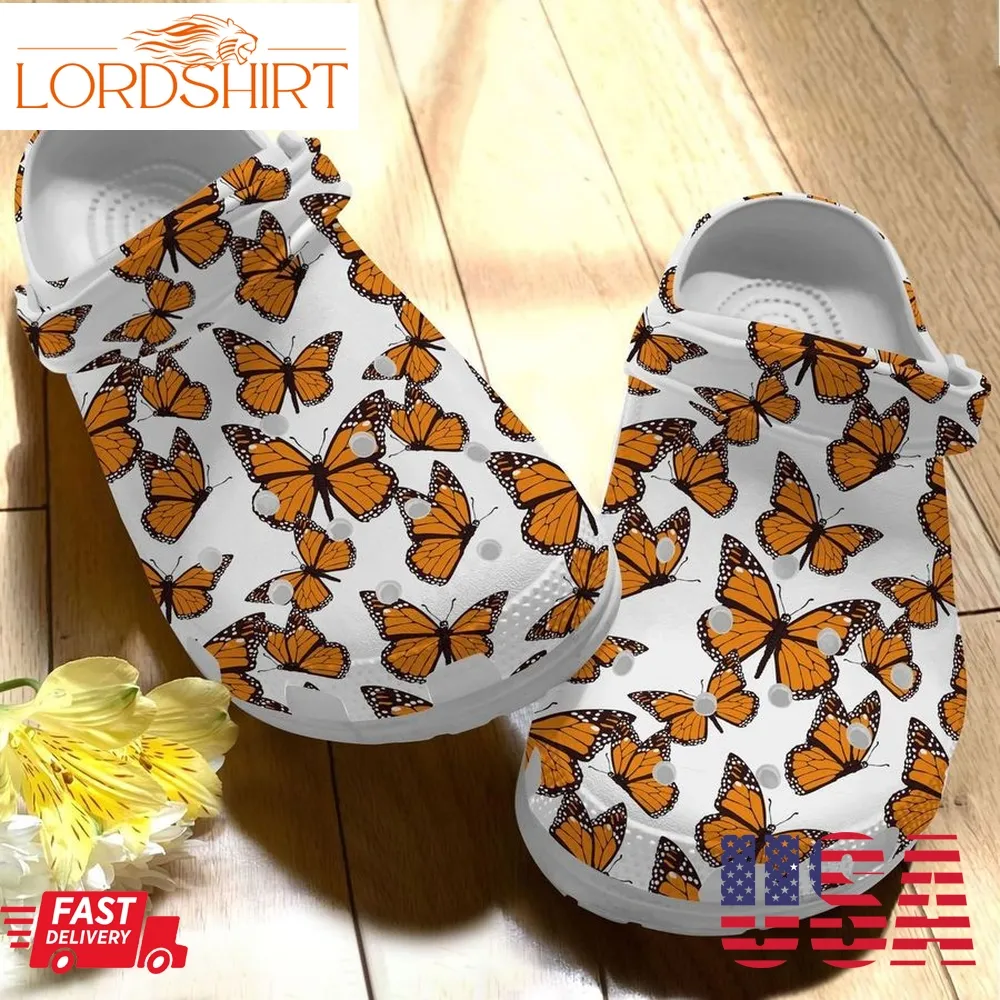 Butterfly Personalize Clog Custom Crocs Fashionstyle Comfortable For Women Men Kid Print 3D Fantastic Butterflies