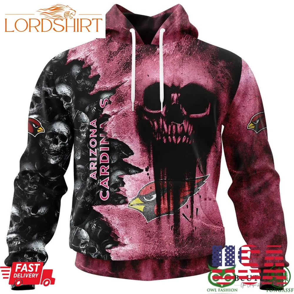 Cardinals Halloween Cemetery Skull 3D Hooodie Sweatshirt