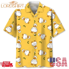 Cartoon Duck Hawaii Shirt