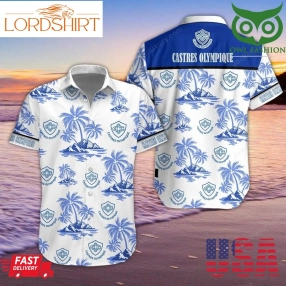 Castres Olympique Hawaiian Shirt Hawaiian Shirt Summer Button Up