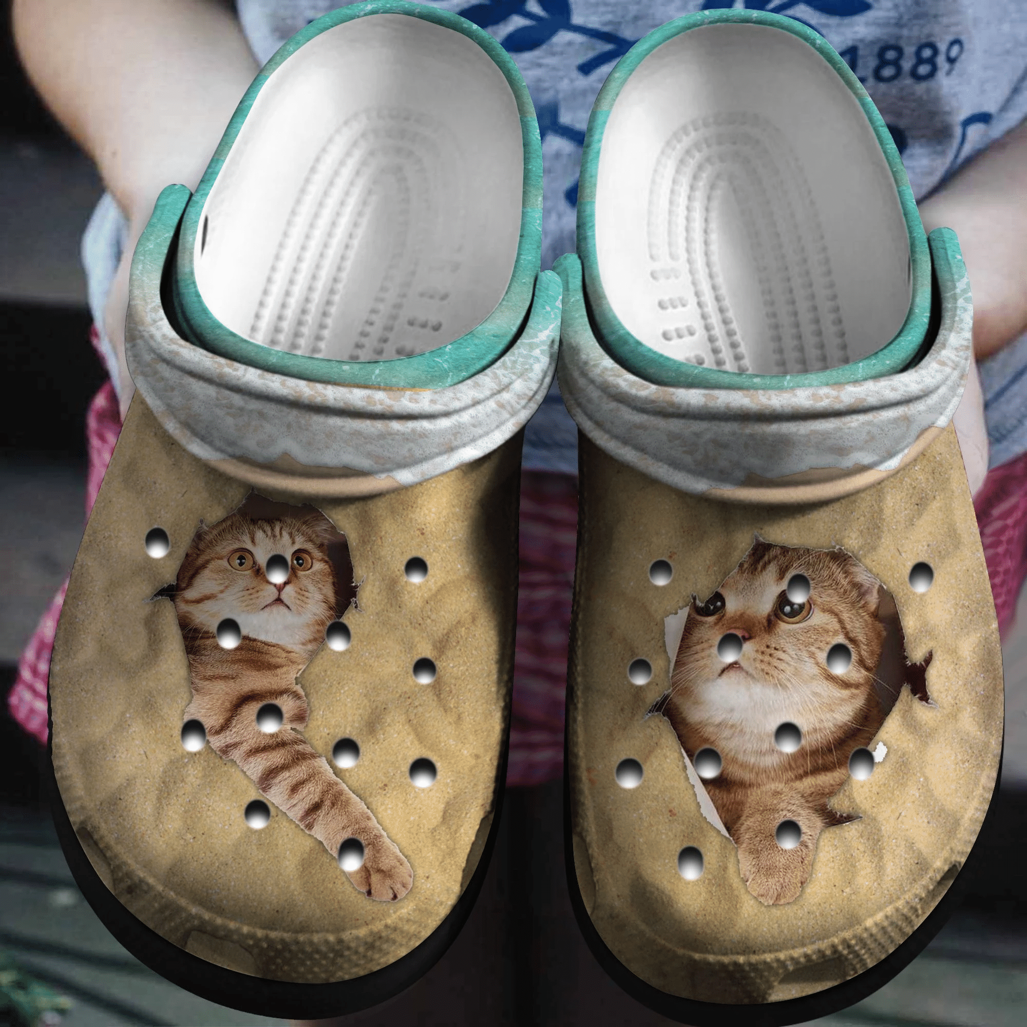 Cat Bed Soft Shape Crocs Shoes   Playful Cat Crocbland Clog Birthday Gift For Woman Man Boy Girl