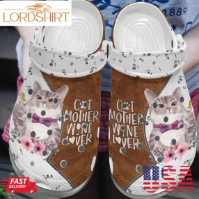 Cat Mother Wine Lover Shoes Crocs Clog Shoes Birthday Gift For Women Men