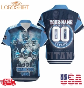 Champions Tennessee Titans Personalized Hawaiian Shirt