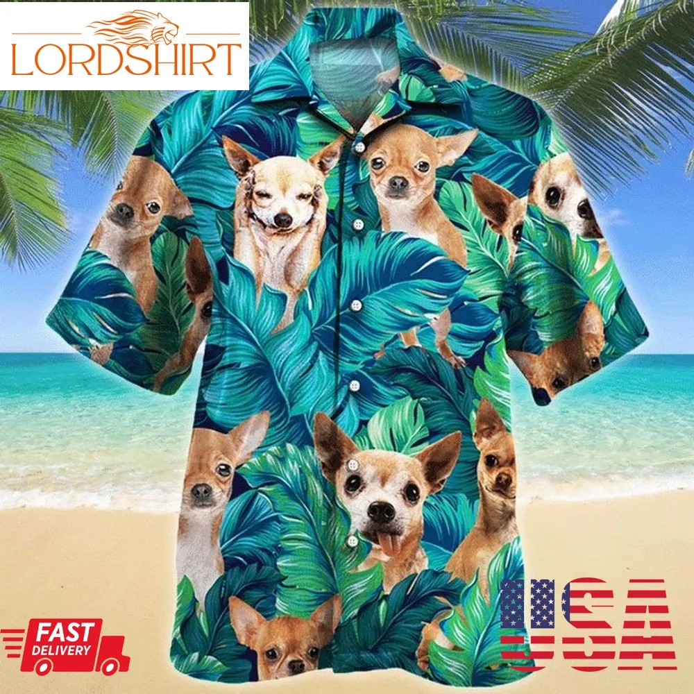 Chihuahua Dog Hawaiian Shirt