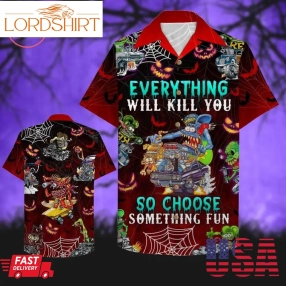 Choose Something Fun Halloween Hawaiian Shirt Lb